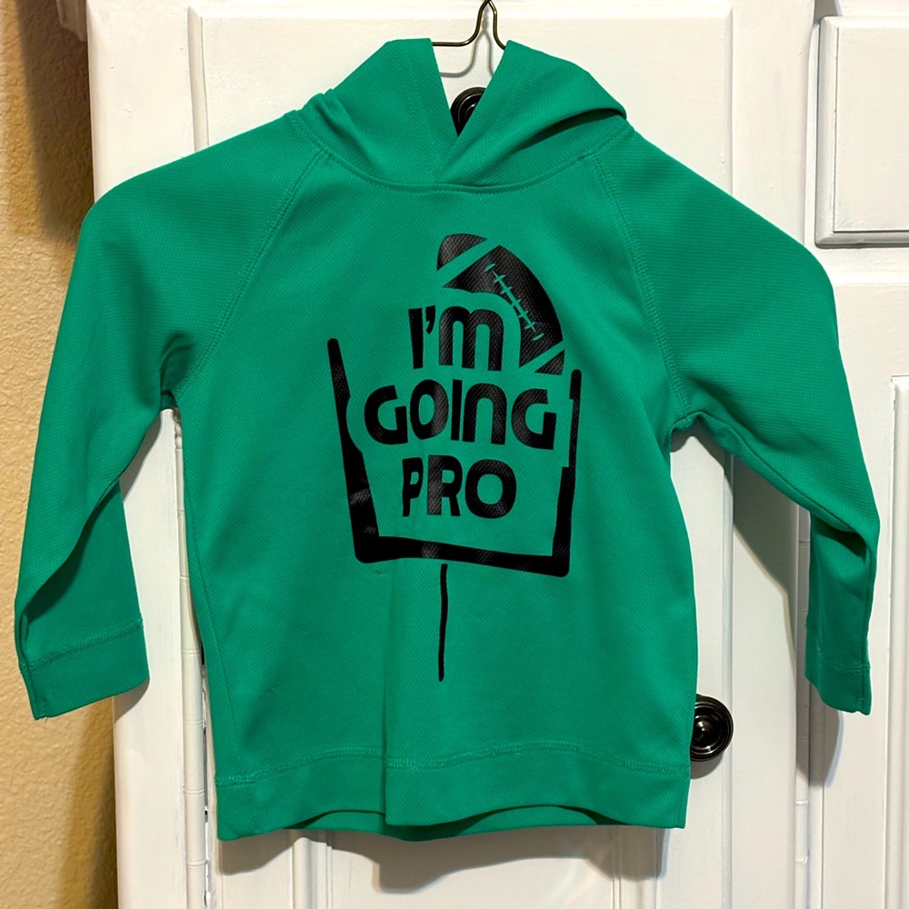 Okie Dokie Toddler Green Hoodie - I'm Going Pro